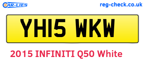 YH15WKW are the vehicle registration plates.