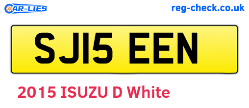 SJ15EEN are the vehicle registration plates.