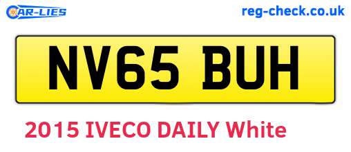 NV65BUH are the vehicle registration plates.