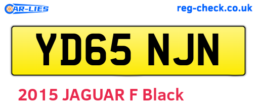 YD65NJN are the vehicle registration plates.
