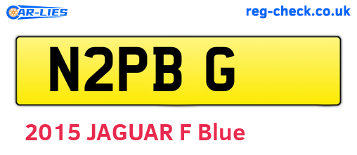 N2PBG are the vehicle registration plates.