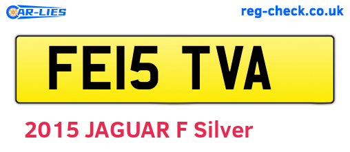 FE15TVA are the vehicle registration plates.