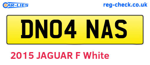 DN04NAS are the vehicle registration plates.