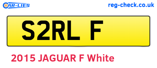 S2RLF are the vehicle registration plates.