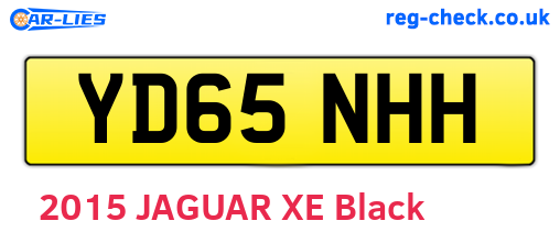 YD65NHH are the vehicle registration plates.