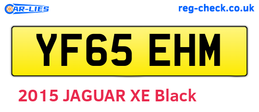 YF65EHM are the vehicle registration plates.