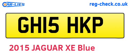 GH15HKP are the vehicle registration plates.