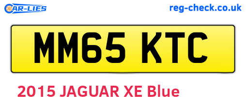 MM65KTC are the vehicle registration plates.