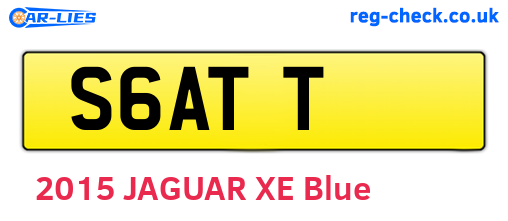 S6ATT are the vehicle registration plates.