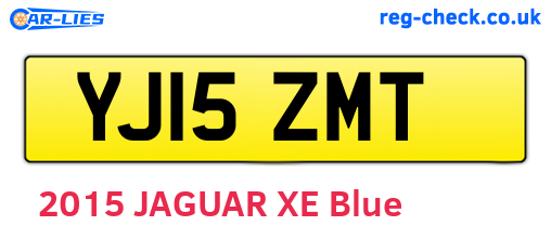 YJ15ZMT are the vehicle registration plates.