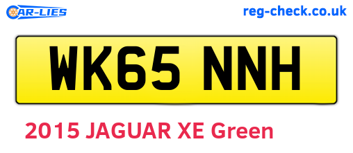 WK65NNH are the vehicle registration plates.