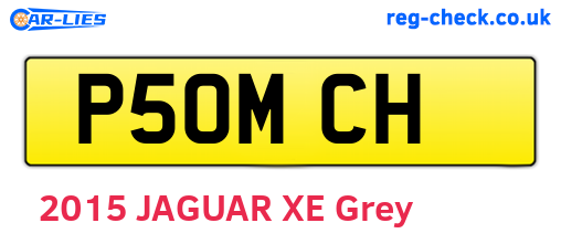 P50MCH are the vehicle registration plates.