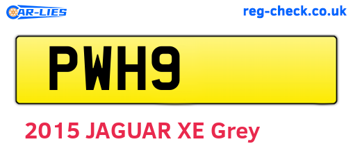 PWH9 are the vehicle registration plates.