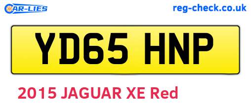 YD65HNP are the vehicle registration plates.