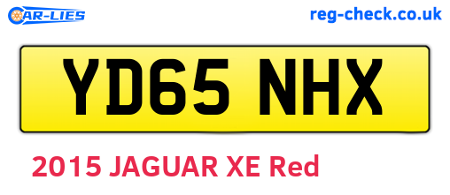 YD65NHX are the vehicle registration plates.
