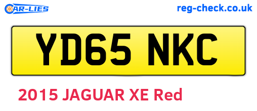 YD65NKC are the vehicle registration plates.