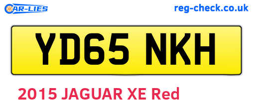 YD65NKH are the vehicle registration plates.