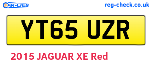 YT65UZR are the vehicle registration plates.