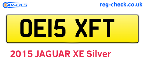 OE15XFT are the vehicle registration plates.