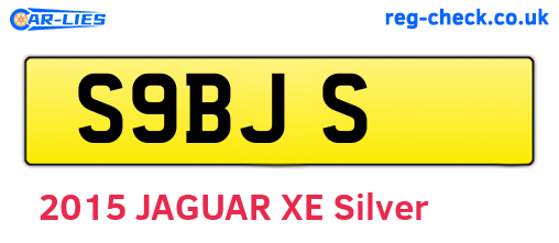 S9BJS are the vehicle registration plates.