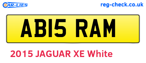 AB15RAM are the vehicle registration plates.