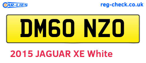 DM60NZO are the vehicle registration plates.