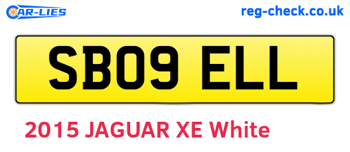 SB09ELL are the vehicle registration plates.