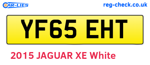YF65EHT are the vehicle registration plates.