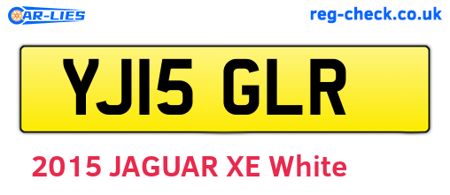 YJ15GLR are the vehicle registration plates.