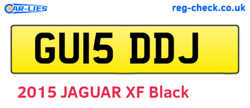 GU15DDJ are the vehicle registration plates.