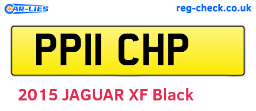 PP11CHP are the vehicle registration plates.