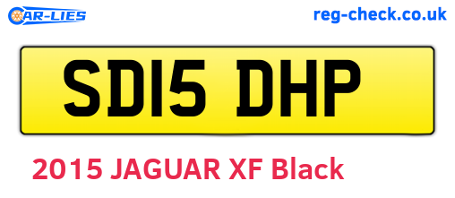 SD15DHP are the vehicle registration plates.