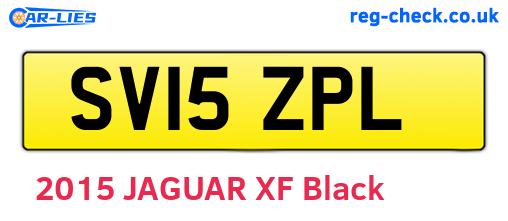 SV15ZPL are the vehicle registration plates.