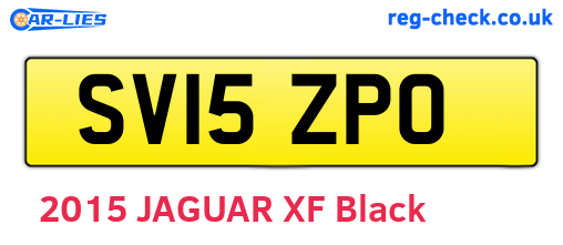 SV15ZPO are the vehicle registration plates.