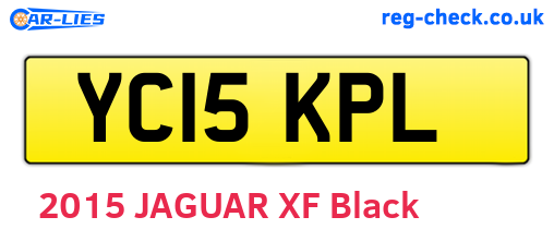 YC15KPL are the vehicle registration plates.