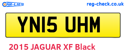 YN15UHM are the vehicle registration plates.