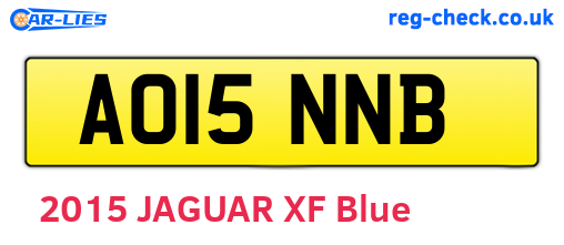 AO15NNB are the vehicle registration plates.
