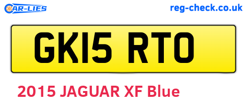 GK15RTO are the vehicle registration plates.