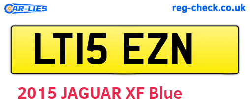 LT15EZN are the vehicle registration plates.