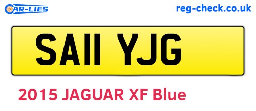 SA11YJG are the vehicle registration plates.