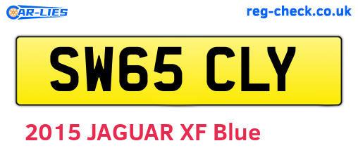 SW65CLY are the vehicle registration plates.