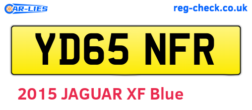 YD65NFR are the vehicle registration plates.