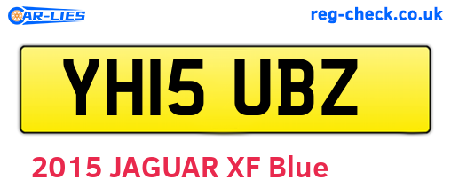 YH15UBZ are the vehicle registration plates.