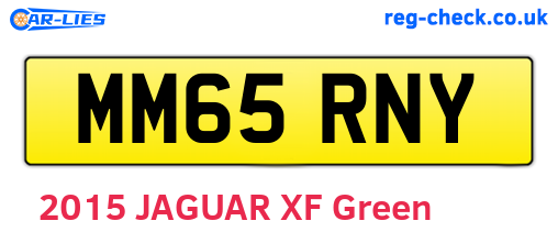 MM65RNY are the vehicle registration plates.