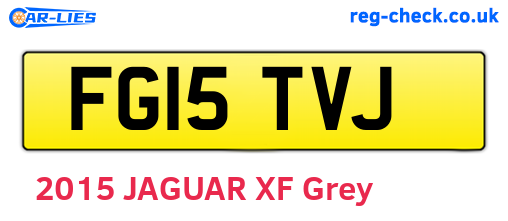 FG15TVJ are the vehicle registration plates.