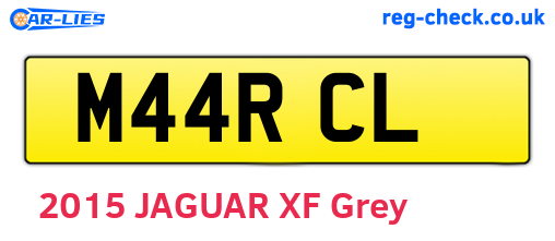 M44RCL are the vehicle registration plates.