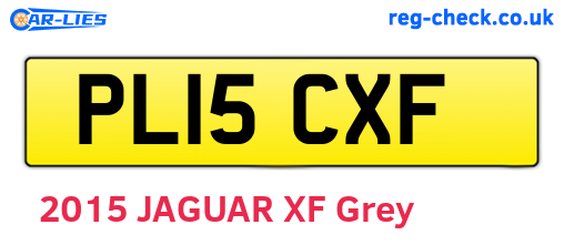 PL15CXF are the vehicle registration plates.