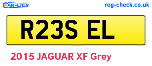 R23SEL are the vehicle registration plates.