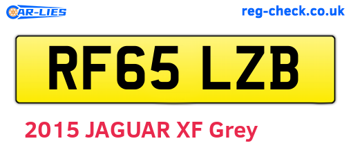 RF65LZB are the vehicle registration plates.