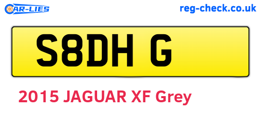 S8DHG are the vehicle registration plates.